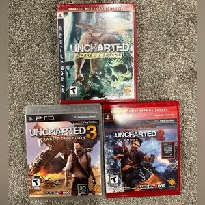 Ps3 uncharted set 1-2-3